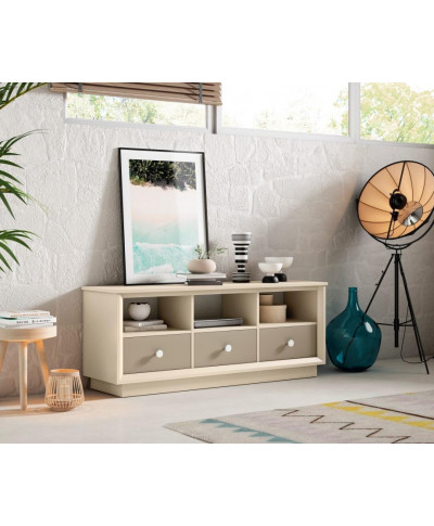 Mueble TV con 3 cajones frente 157 cm