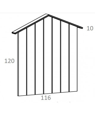 Cabecero juvenil 90 cm HOME lacado de diseño