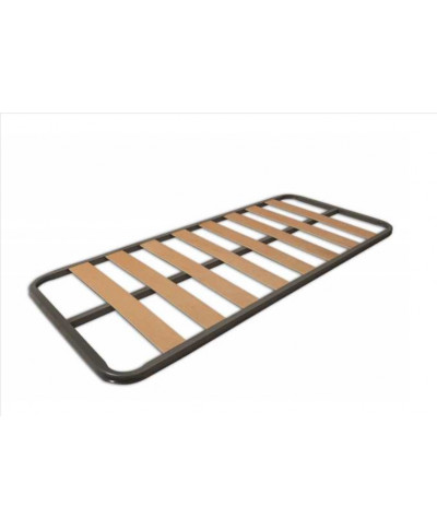 Somier plano 90  con bastidor metálico y lamas madera