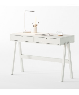 Mesa escritorio con 2 cajones