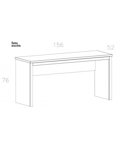 Mesa escritorio ENMARCADO