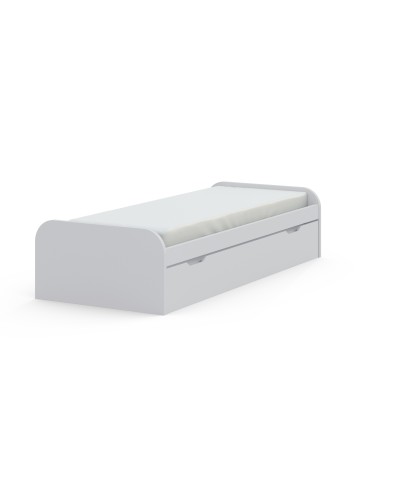 Cama nido con arrastre SOFT 90 cm lacada