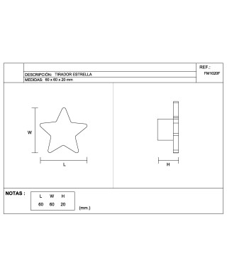 Juego tiradores ESTRELLA