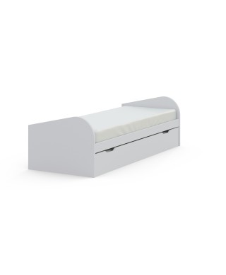 Cama nido con arrastre FORM 90 cm lacada