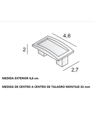 LOTE 6 TIRADORES DELUXE
