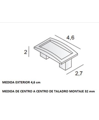 LOTE 6 TIRADORES DELUXE
