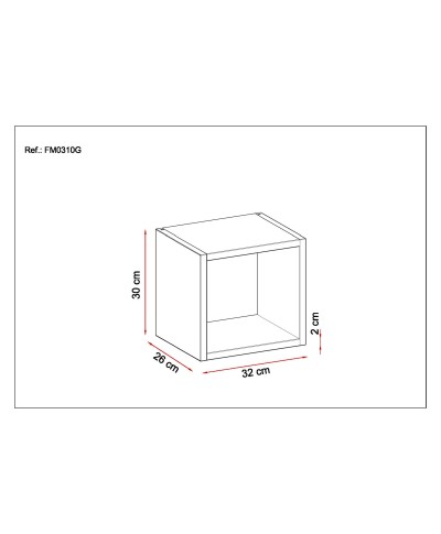 Juego 2 galerías colgar DIAFANA