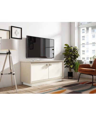 Mueble TV 2 puertas LISAS frente 128 cm